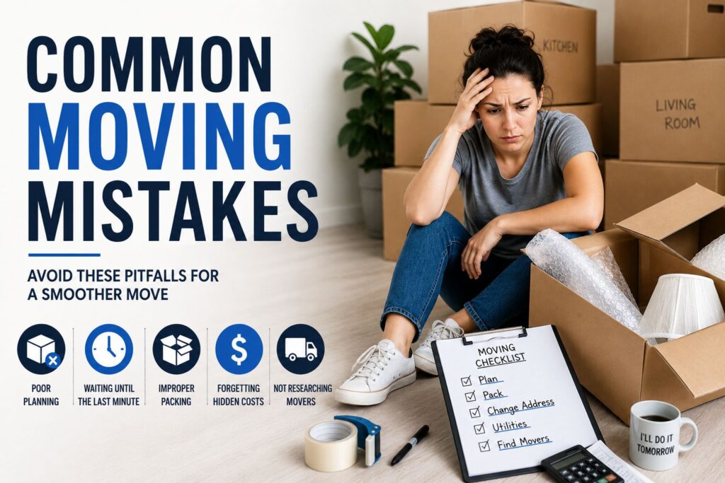 Common Moving Mistakes - And How Bridgepoint Transport & Distribution Can Help You Avoid Them
